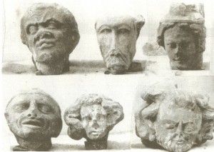 Stolen Mediaeval stone heads from Kenilworth Priory Stolen Mediaeval stone heads from Kenilworth Priory