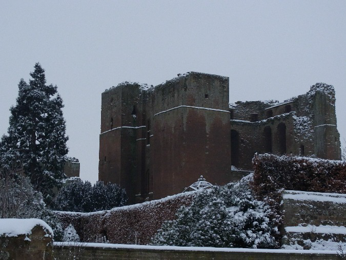 Kenilworth Castle in the Snow