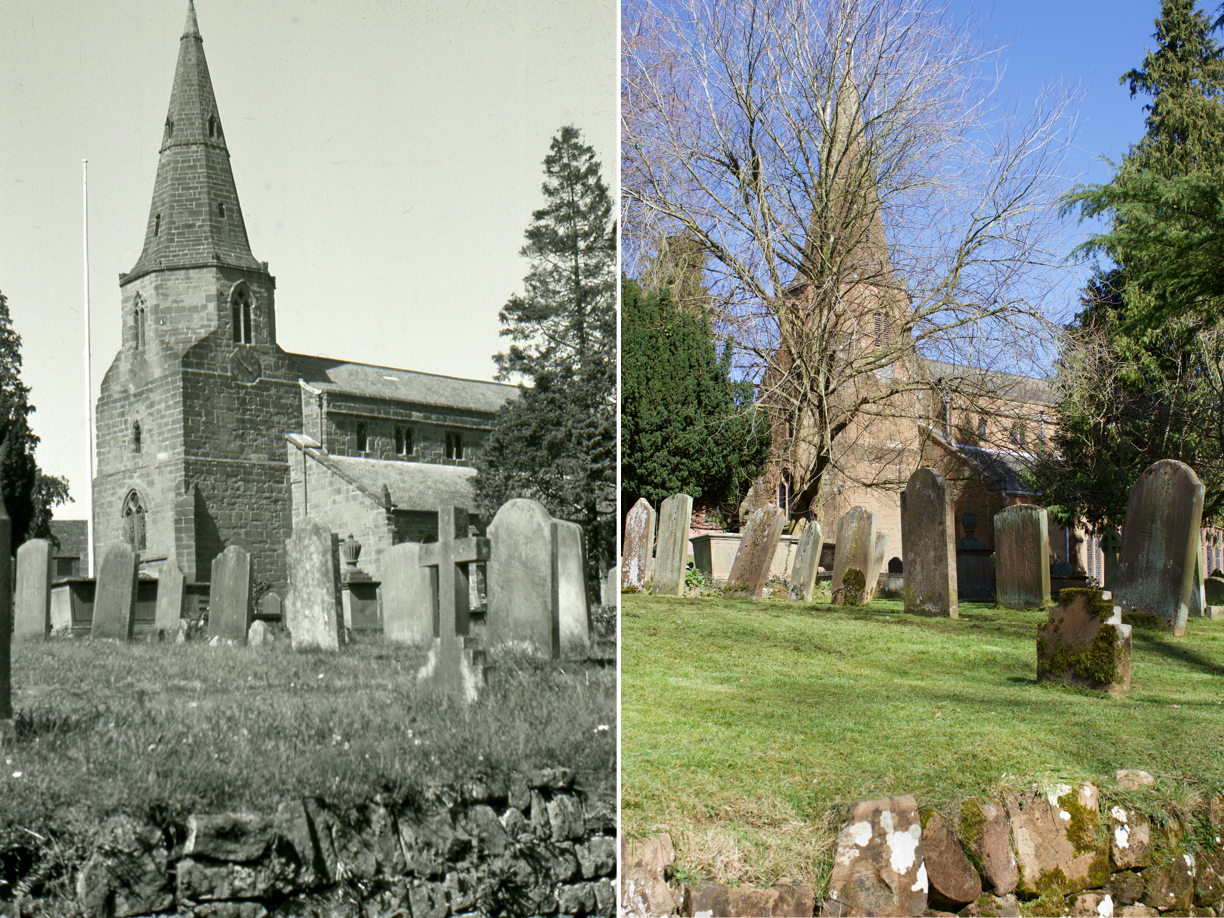 St.Nicholas Church from south-west. 1963. (photo J.Tarver)