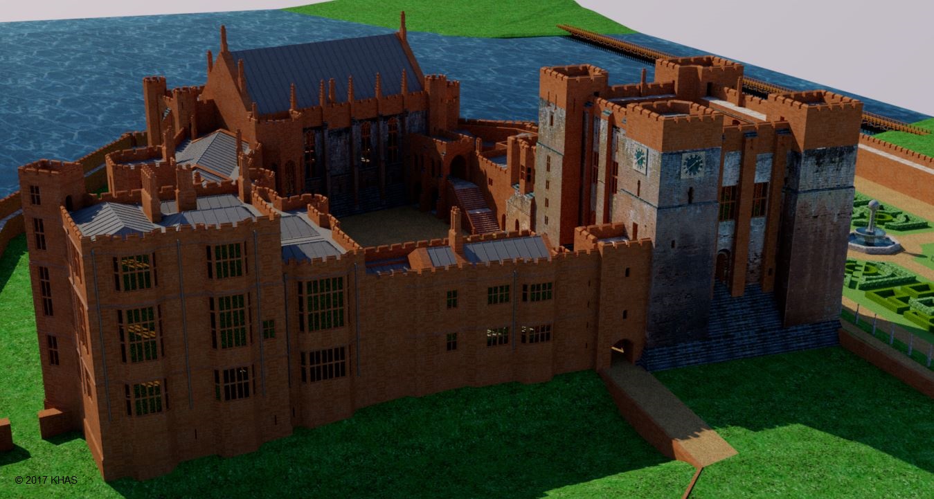Building Kenilworth Castle on Minecraft