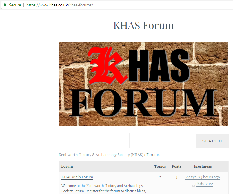 KHAS Forums Page