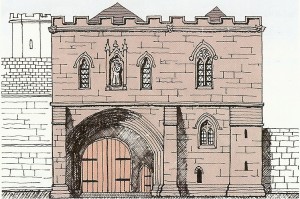 The Gatehouse as it might have appeared in the Middle Ages