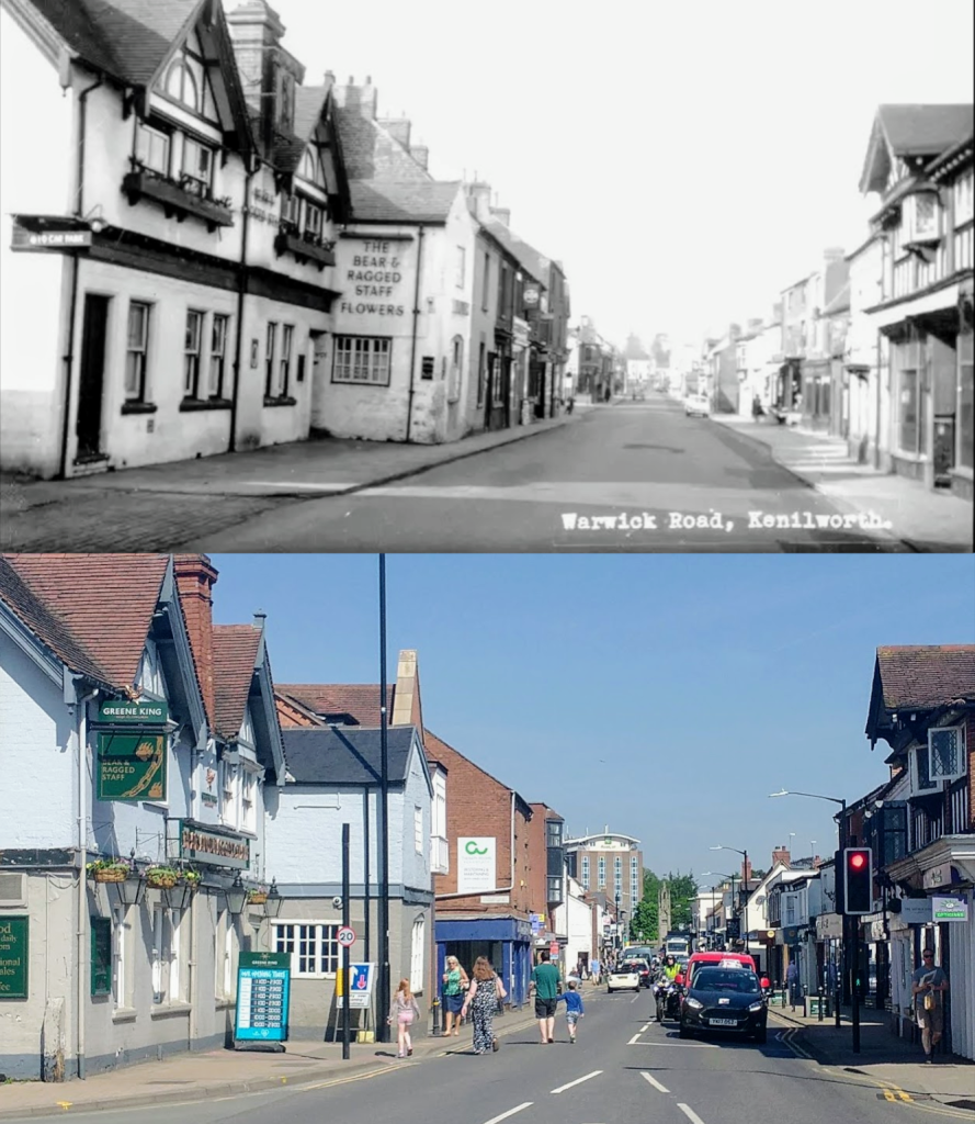 Bear & Ragged Staff - Then & Now